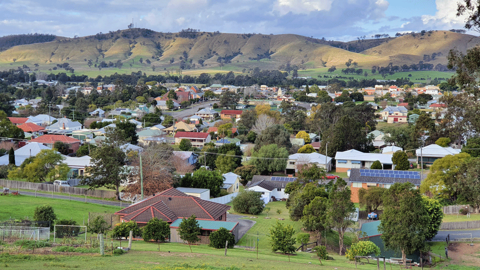 Dungog as viewed from Hospital Hill