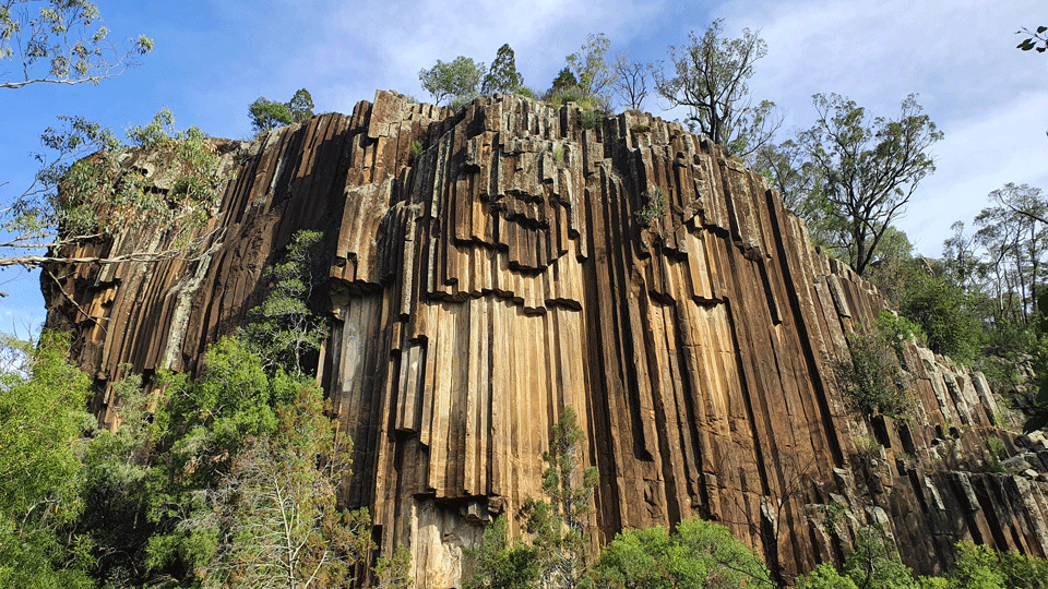 Image of Sawn Rocks in Mt Kaputar National Park near Narrabri