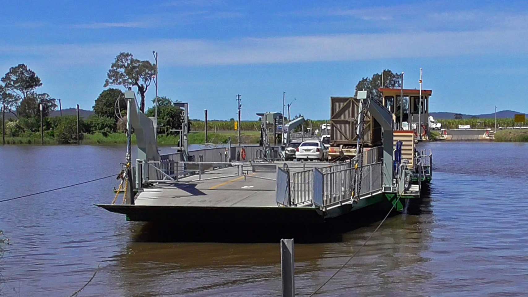 Punt crossing at Lawrence NSW