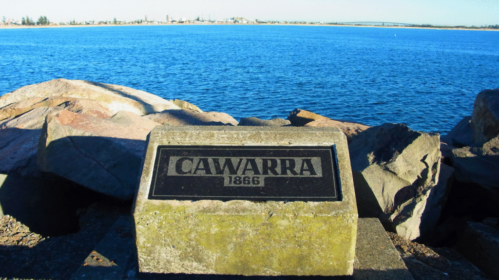 Plaque on Stockton Breakwater