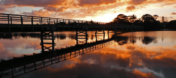 Brunswick Heads' footbridge