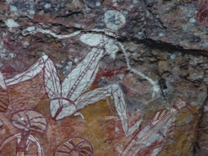 Aboriginal rock art in Kakadu National Park
