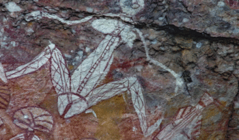 Aboriginal rock art in Kakadu National Park