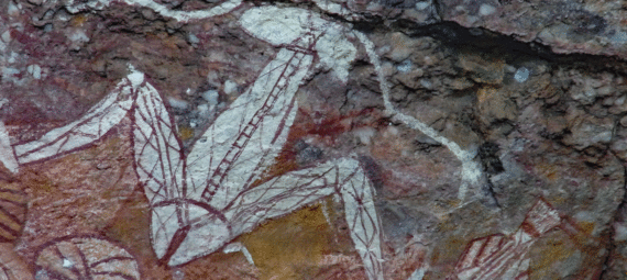 Aboriginal rock art in Kakadu National Park