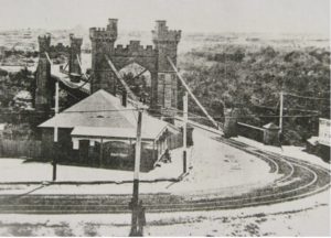 Northbridge suspension bridge 1914