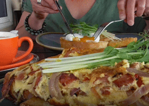 Breakfast at The Orange Tree cafe Maitland