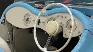 Alvis Roadster dashboard Gosford Classic Car Museum