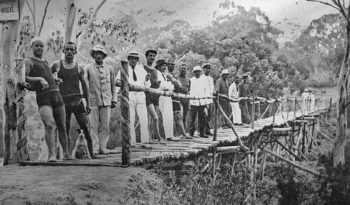 Bridge built by German internees at Berrima during WWI