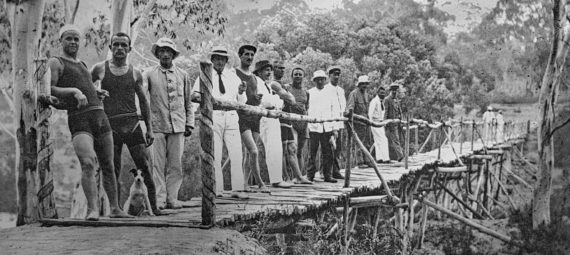 Bridge built by German internees at Berrima during WWI