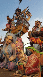 Las Fallas sculpture Valencia