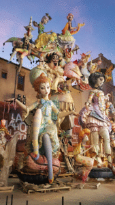 Las Fallas sculpture Valencia