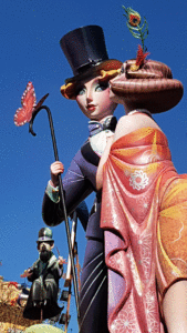 Las Fallas sculpture Valencia