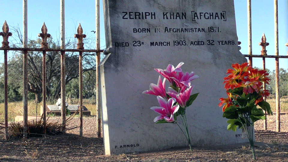 Bourke NSW cemetery Afghan grave